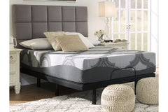 12 Inch Ashley Hybrid King Adjustable Base and Mattress - M628M6