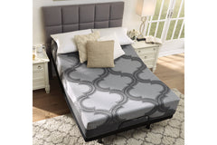 12 Inch Ashley Hybrid King Adjustable Base and Mattress - M628M6