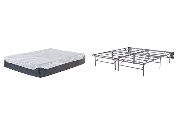 12 Inch Chime Elite King Foundation with Mattress - M674M8