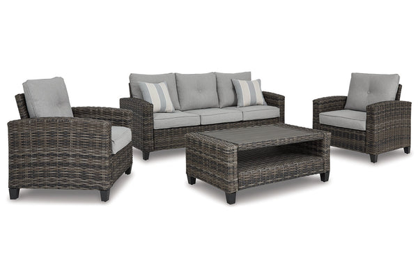 Cloverbrooke 4-Piece Outdoor Conversation Set - P334-081