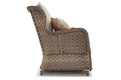 Clear Ridge Glider Loveseat with Cushion - P361-835