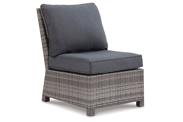 Salem Beach Armless Chair with Cushion - P440-846