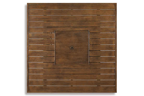 Paradise Trail Bar Table with Fire Pit - P750-665