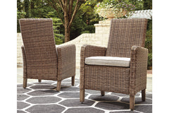 Beachcroft Outdoor Arm Chair with Cushion (Set of 2) - P791-601A