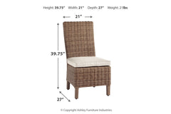 Beachcroft Outdoor Side Chair with Cushion (Set of 2) - P791-601