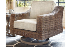 Beachcroft Outdoor Swivel Lounge with Cushion - P791-821