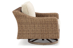 Beachcroft Outdoor Swivel Lounge with Cushion - P791-821