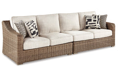 Beachcroft 2-Piece Outdoor Loveseat with Cushion - P791-854