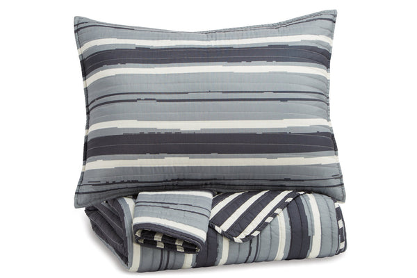 Merlin 3-Piece Full Coverlet Set - Q420003F