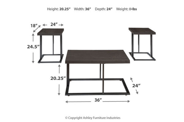 Airdon Table (Set of 3) - T194-13