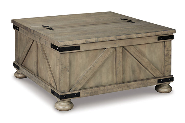 Aldwin Coffee Table With Storage - T457-20