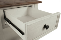 Bolanburg Chairside End Table with USB Ports & Outlets - T637-7