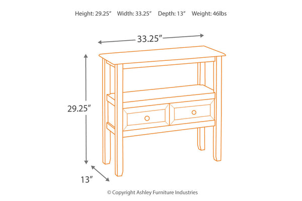 Abbonto Accent Table - T800-124