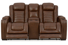 Backtrack Power Reclining Loveseat with Console - U2800418