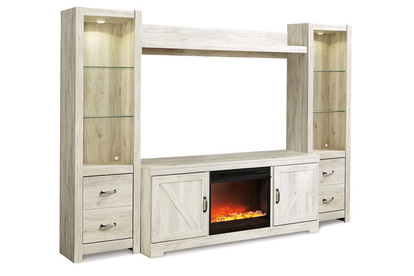 Bellaby 4-Piece Entertainment Center with Fireplace - W331W5