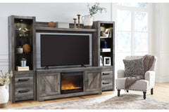 Wynnlow 4-Piece Entertainment Center with Electric Fireplace - W440W5