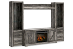Wynnlow 4-Piece Entertainment Center with Electric Fireplace - W440W8