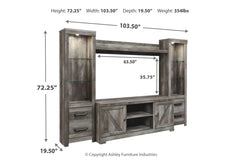 Wynnlow 4-Piece Entertainment Center - W440W2