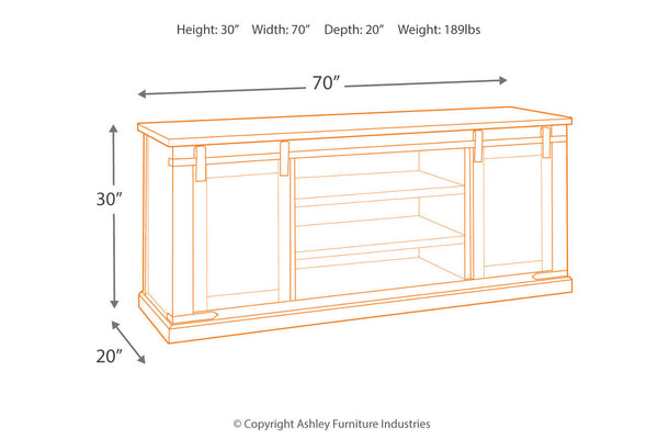 Budmore 70" TV Stand - W562-68