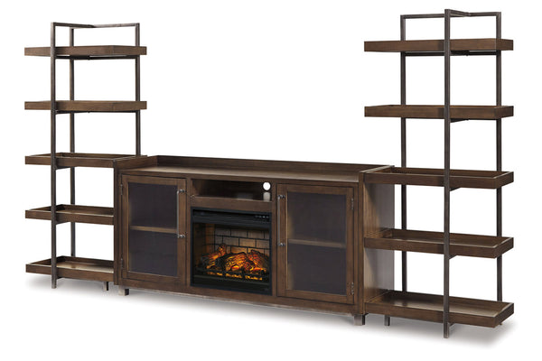 Starmore 3-Piece Wall Unit with Electric Fireplace - W633W6