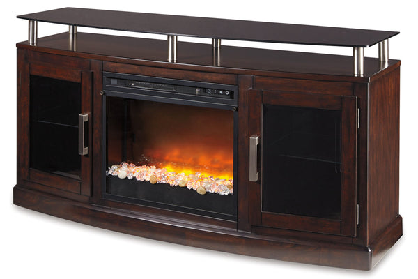 Chanceen 60" TV Stand with Electric Fireplace - W757W3