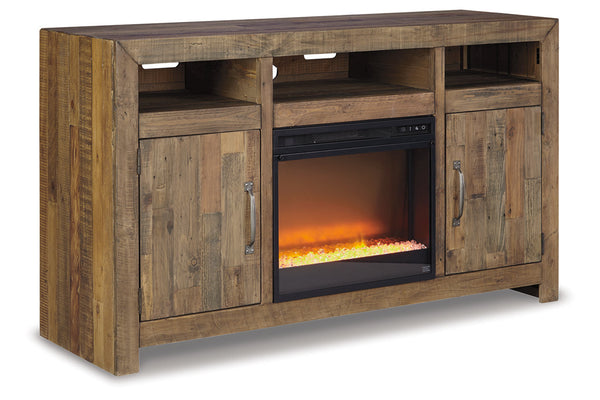 Sommerford 62" TV Stand with Electric Fireplace - W775W1