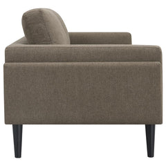 Rilynn 3-piece Upholstered Track Arm Sofa Set Brown - 509521-S3