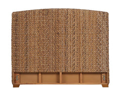 Laughton Woven Banana Leaf Queen Panel Headboard Amber - 300501QB1