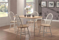 Cinder Wood Dining Side Chair White (Set of 4) - 4129