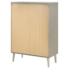 Ramon 5-drawer Bedroom Chest Metallic Sterling - 222705