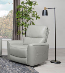 Greenfield Upholstered Power Recliner Chair Ivory - 610263P