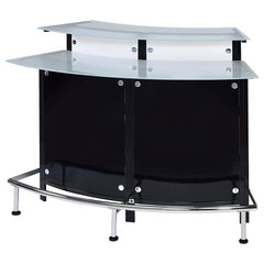 Keystone Glass Top Bar Unit Black - 100139