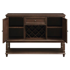 Parkins Server with  Lower Shelf Rustic Espresso - 107415