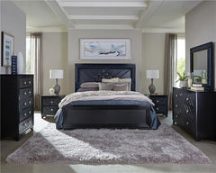 Penelope 5-piece California King Bedroom Set Midnight Star - 223571KW-S5