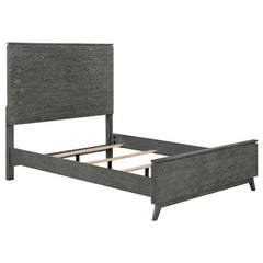 Nathan Wood Eastern King Panel Bed Grey - 224601KE
