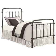 Livingston Metal Twin Open Frame Bed Dark Bronze - 300399T