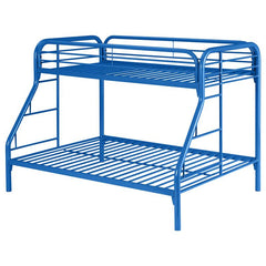 Morgan Metal Twin Over Full Bunk Bed Blue - 2258B