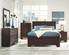 Kauffman 5-piece California King Bedroom Set Dark Cocoa - 204391KW-S5