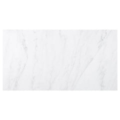 Sherry Trestle Base Marble Top Dining Table Espresso and White - 115511