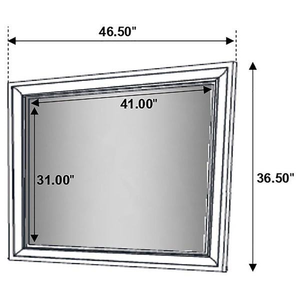 Miranda 4-piece Queen Bedroom Set White - 205111Q-S4