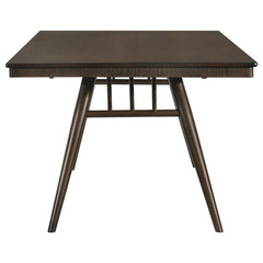 Wes Rectangular Dining Table Dark Walnut - 115271