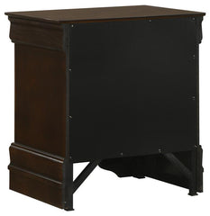 Louis Philippe 4-piece Eastern King Bedroom Set Cappuccino - 202411KE-S4