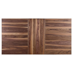 Spring Creek 5-piece Dining Room Set Natural Walnut and Chocolate Brown - 106581-S5