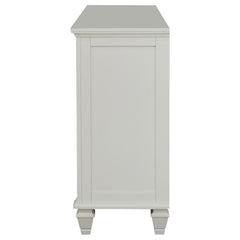 Sandy Beach 11-drawer Rectangular Dresser Cream White - 201303