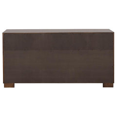 Jessica 5-piece Eastern King LED Bedroom Set Cappuccino - 200711KE-S5