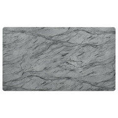 Stevie Rectangular Faux Marble Top Dining Table Grey and Black - 115111SLT