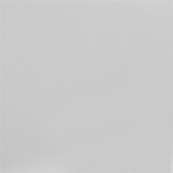 Bianca Upholstered Adjustable Bar Stools White and Chrome (Set of 2) - 120694