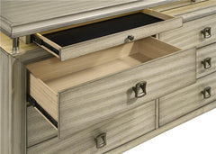 Giselle 4-piece Queen Bedroom Set Rustic Beige - 224391Q-S4