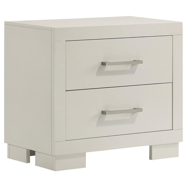 Jessica 2-drawer Nightstand White - 202992
