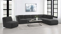 Sunny Upholstered Corner Chair Dark Charcoal - 552082